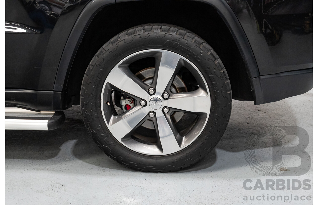 4/2015 Jeep Grand Cherokee Limited (4x4) WK MY15 4d Wagon Black Turbo Diesel V6 3.0L