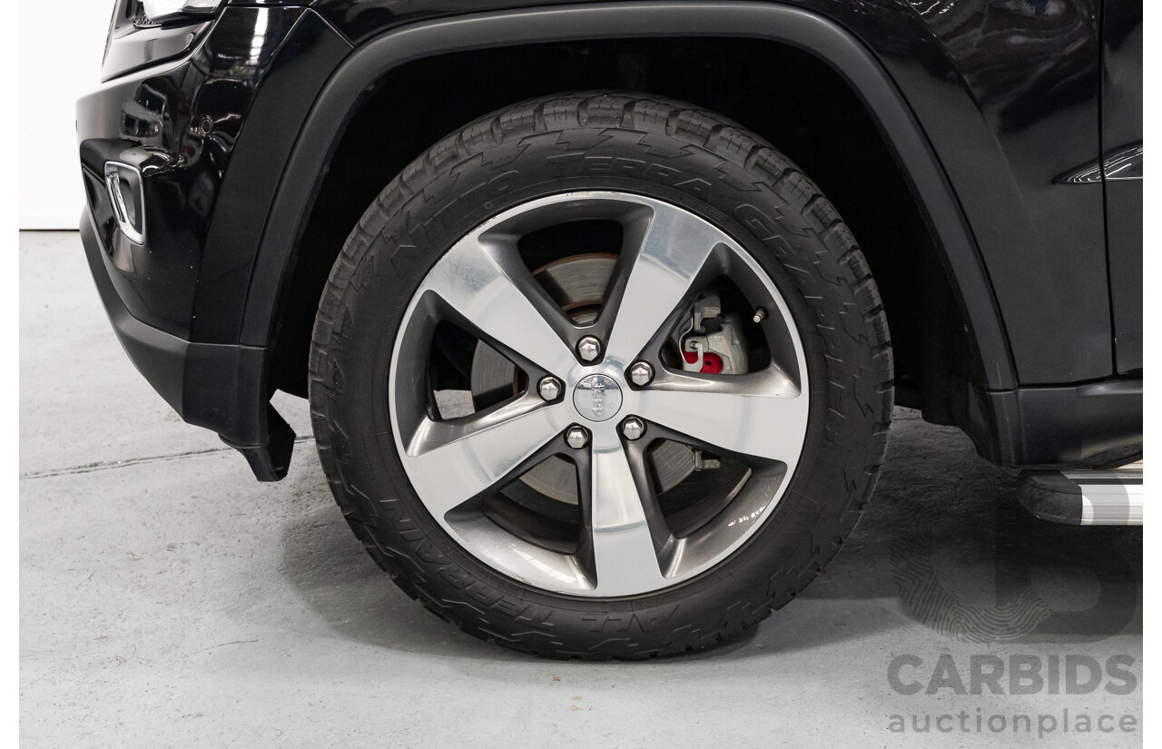 4/2015 Jeep Grand Cherokee Limited (4x4) WK MY15 4d Wagon Black Turbo Diesel V6 3.0L