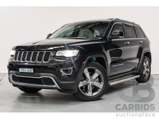 4/2015 Jeep Grand Cherokee Limited (4x4) WK MY15 4d Wagon Black Turbo Diesel V6 3.0L