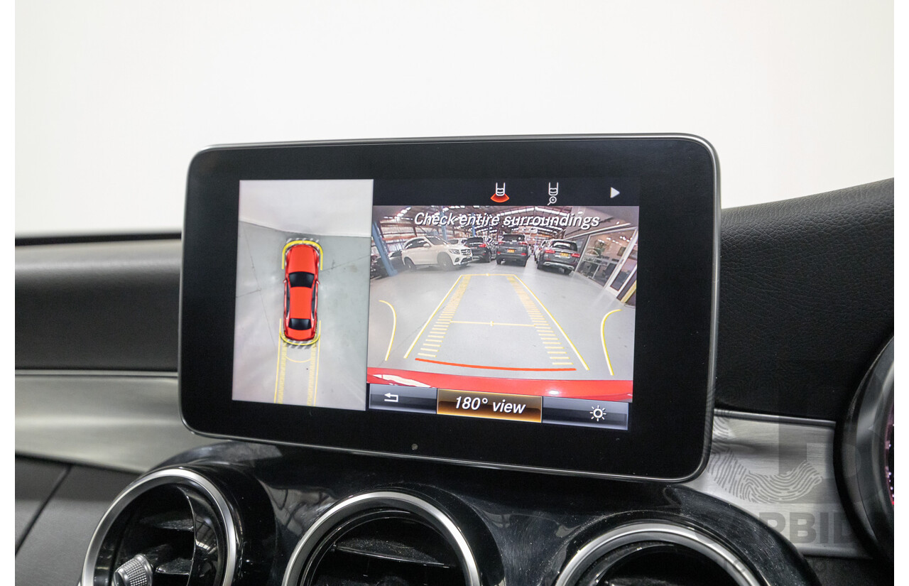 4/2017 Mercedes-Benz C250 205 MY17 4d Sedan Hyacinth Red Metallic Turbo 2.0L