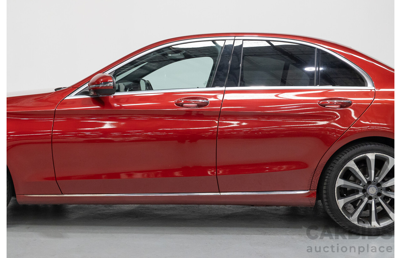 4/2017 Mercedes-Benz C250 205 MY17 4d Sedan Hyacinth Red Metallic Turbo 2.0L