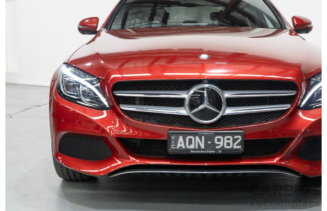 4/2017 Mercedes-Benz C250 205 MY17 4d Sedan Hyacinth Red Metallic Turbo 2.0L