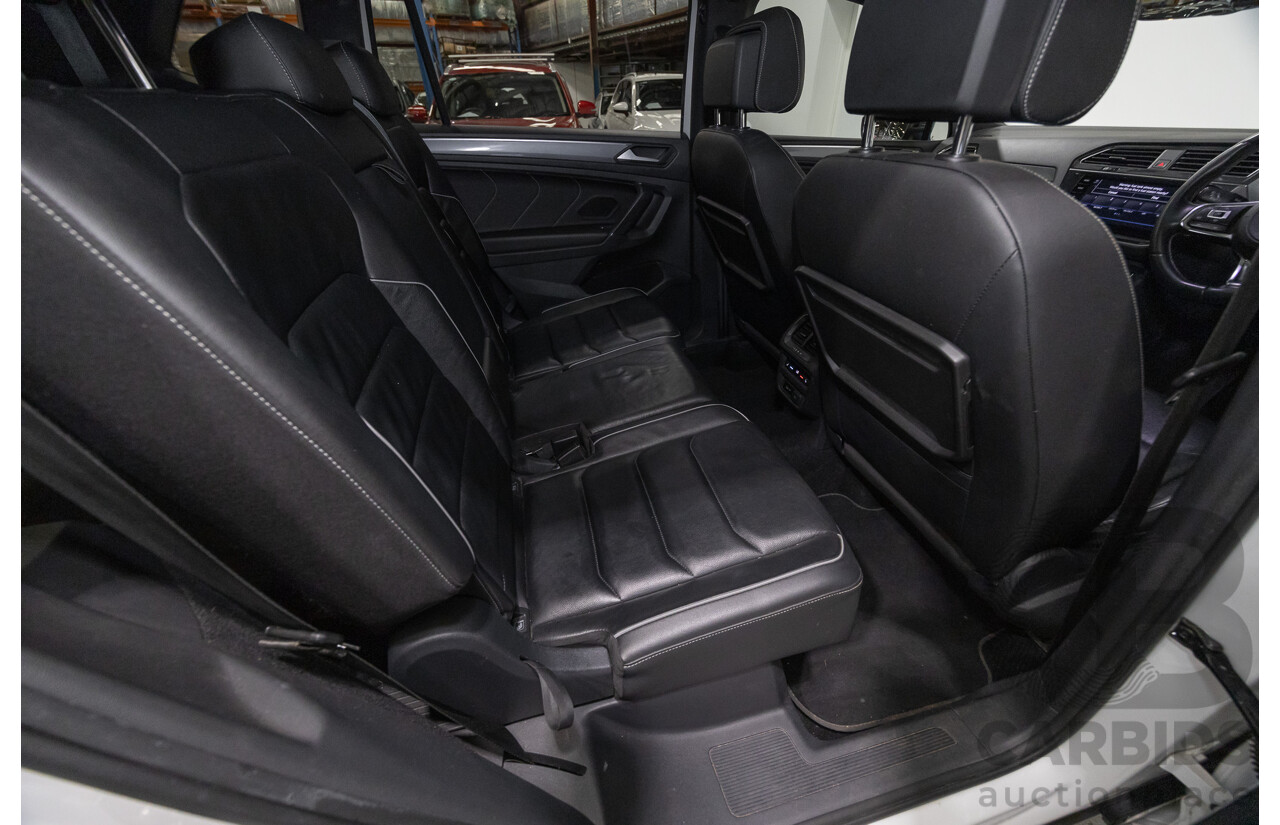 10/2019 Volkswagen Tiguan Allspace 162 TSI Highline (AWD) 5NA MY19.5 4d Wagon Pure White Turbo 2.0L - 7 Seater