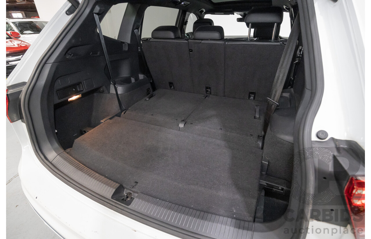 10/2019 Volkswagen Tiguan Allspace 162 TSI Highline (AWD) 5NA MY19.5 4d Wagon Pure White Turbo 2.0L - 7 Seater