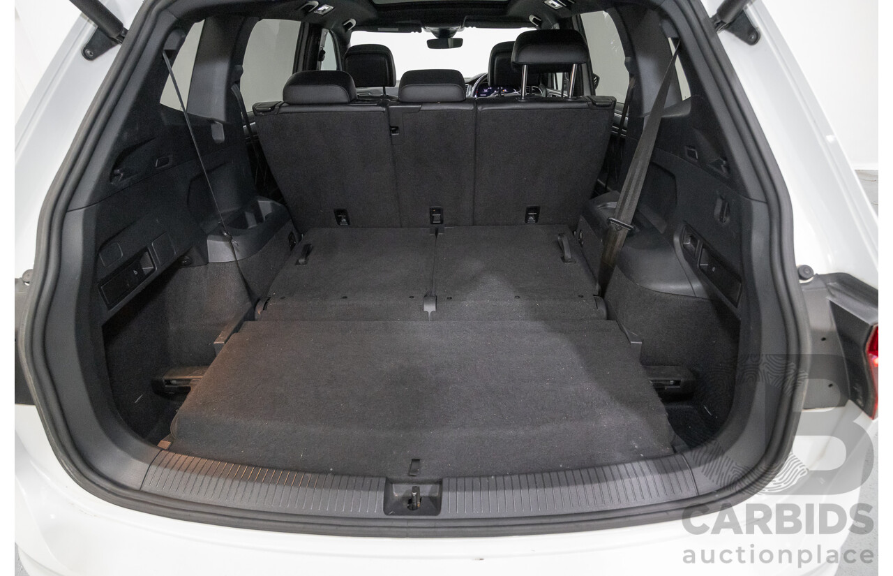 10/2019 Volkswagen Tiguan Allspace 162 TSI Highline (AWD) 5NA MY19.5 4d Wagon Pure White Turbo 2.0L - 7 Seater