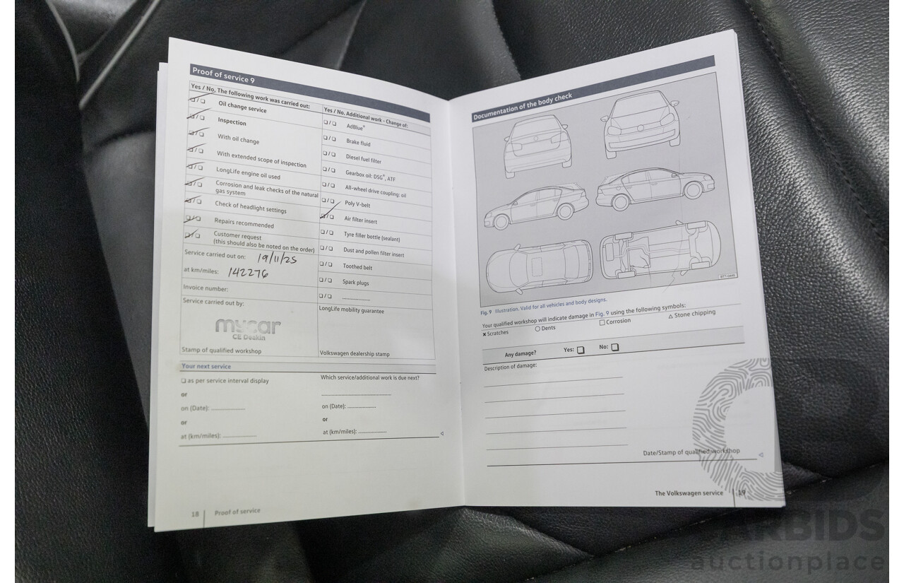 10/2019 Volkswagen Tiguan Allspace 162 TSI Highline (AWD) 5NA MY19.5 4d Wagon Pure White Turbo 2.0L - 7 Seater