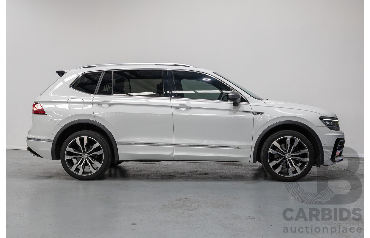10/2019 Volkswagen Tiguan Allspace 162 TSI Highline (AWD) 5NA MY19.5 4d Wagon Pure White Turbo 2.0L - 7 Seater