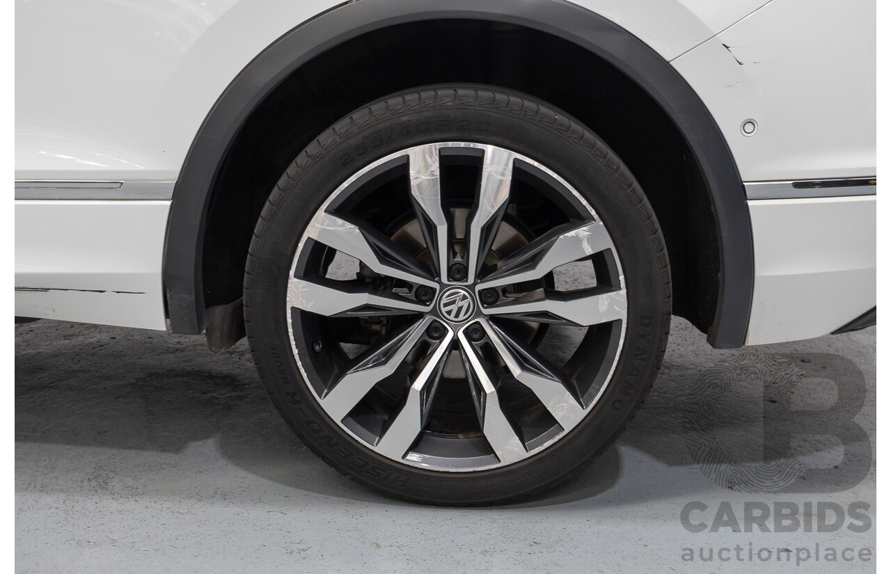 10/2019 Volkswagen Tiguan Allspace 162 TSI Highline (AWD) 5NA MY19.5 4d Wagon Pure White Turbo 2.0L - 7 Seater