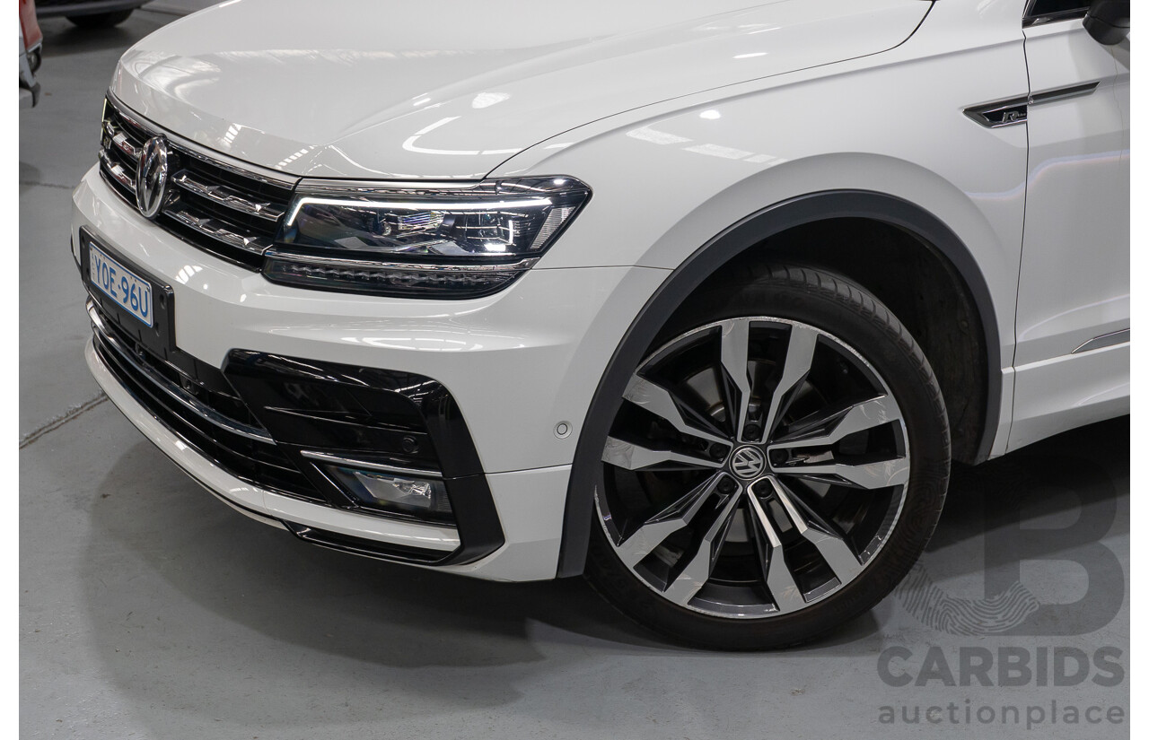 10/2019 Volkswagen Tiguan Allspace 162 TSI Highline (AWD) 5NA MY19.5 4d Wagon Pure White Turbo 2.0L - 7 Seater
