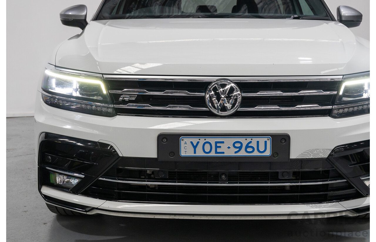 10/2019 Volkswagen Tiguan Allspace 162 TSI Highline (AWD) 5NA MY19.5 4d Wagon Pure White Turbo 2.0L - 7 Seater