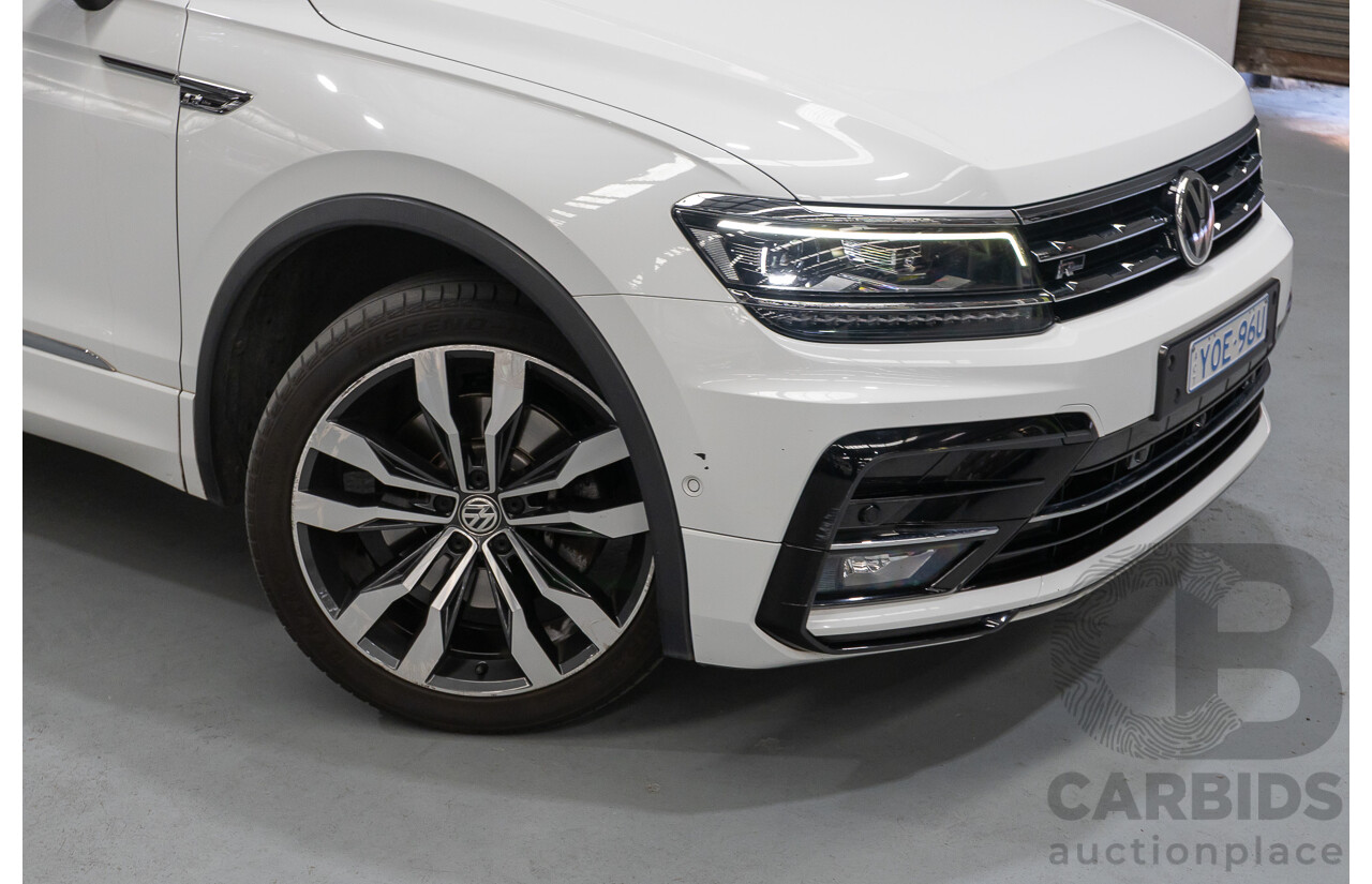 10/2019 Volkswagen Tiguan Allspace 162 TSI Highline (AWD) 5NA MY19.5 4d Wagon Pure White Turbo 2.0L - 7 Seater