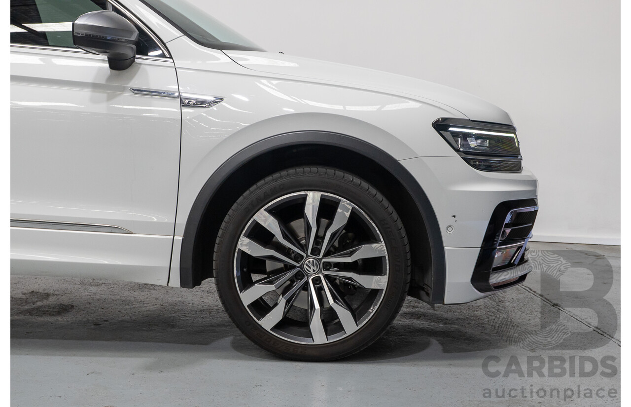 10/2019 Volkswagen Tiguan Allspace 162 TSI Highline (AWD) 5NA MY19.5 4d Wagon Pure White Turbo 2.0L - 7 Seater
