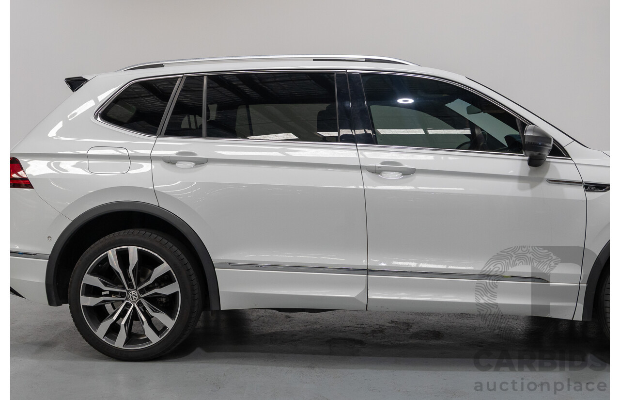 10/2019 Volkswagen Tiguan Allspace 162 TSI Highline (AWD) 5NA MY19.5 4d Wagon Pure White Turbo 2.0L - 7 Seater