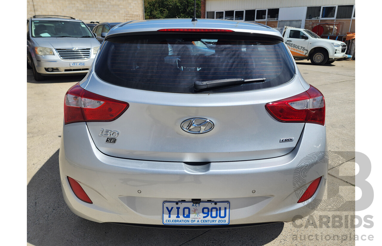 11/2014 Hyundai i30 SE 1.6 CRDi GD MY14 5d Hatchback Silver 1.6L