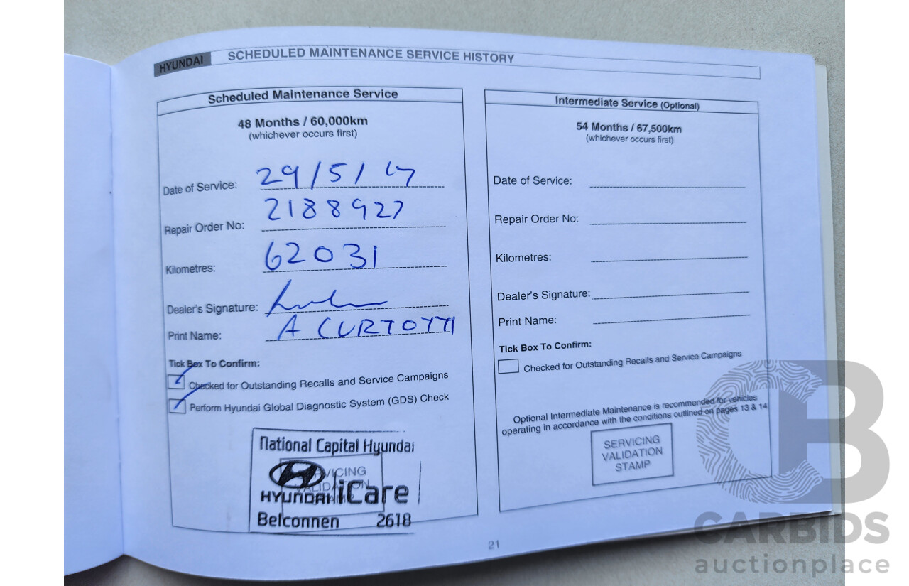 11/2014 Hyundai i30 SE 1.6 CRDi GD MY14 5d Hatchback Silver 1.6L