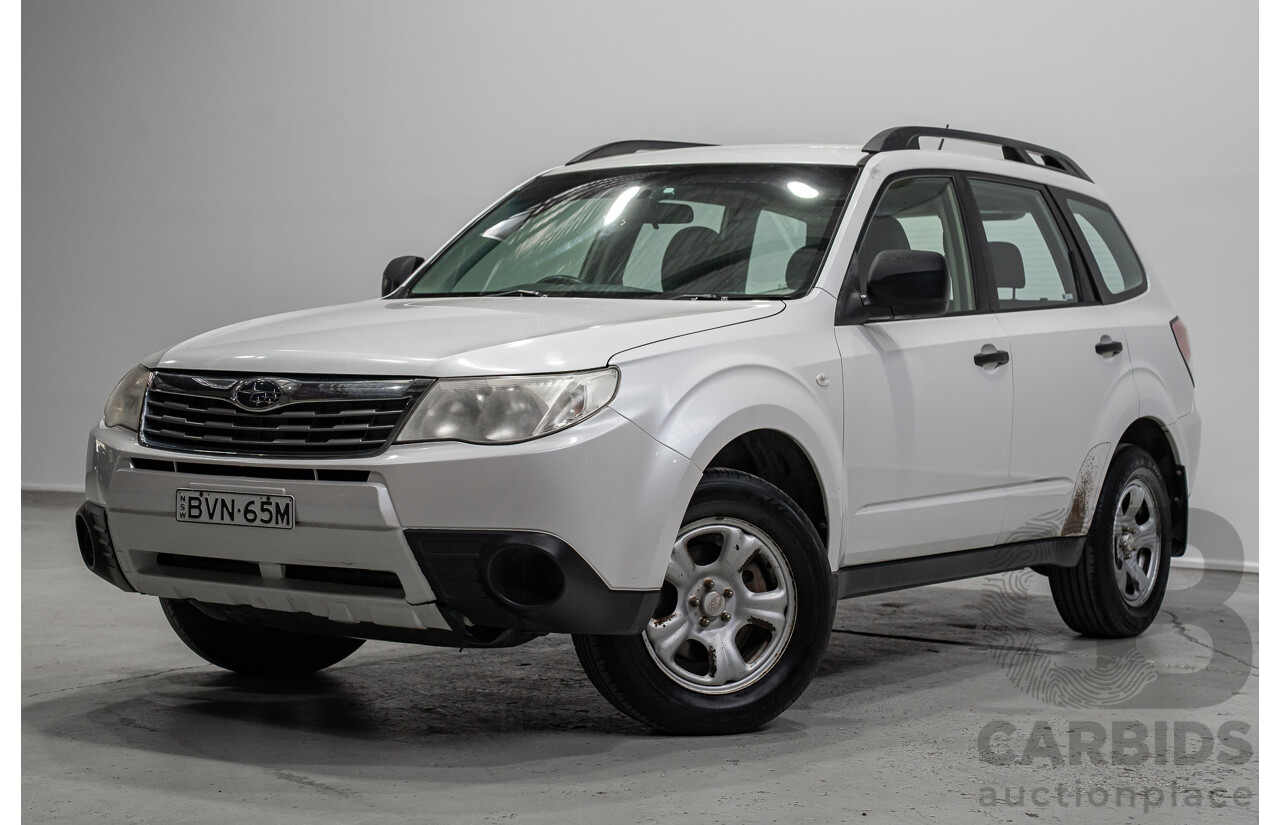 06/2009 Subaru Forester X (AWD) MY10 4d Wagon White 2.5L