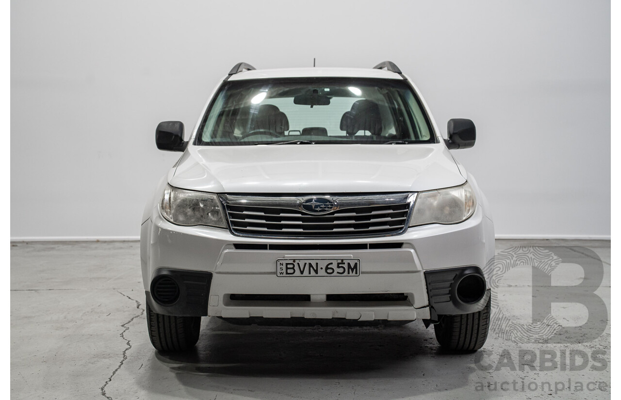 06/2009 Subaru Forester X (AWD) MY10 4d Wagon White 2.5L
