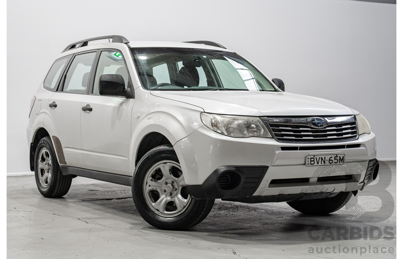 06/2009 Subaru Forester X (AWD) MY10 4d Wagon White 2.5L