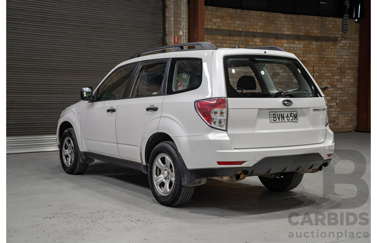 06/2009 Subaru Forester X (AWD) MY10 4d Wagon White 2.5L