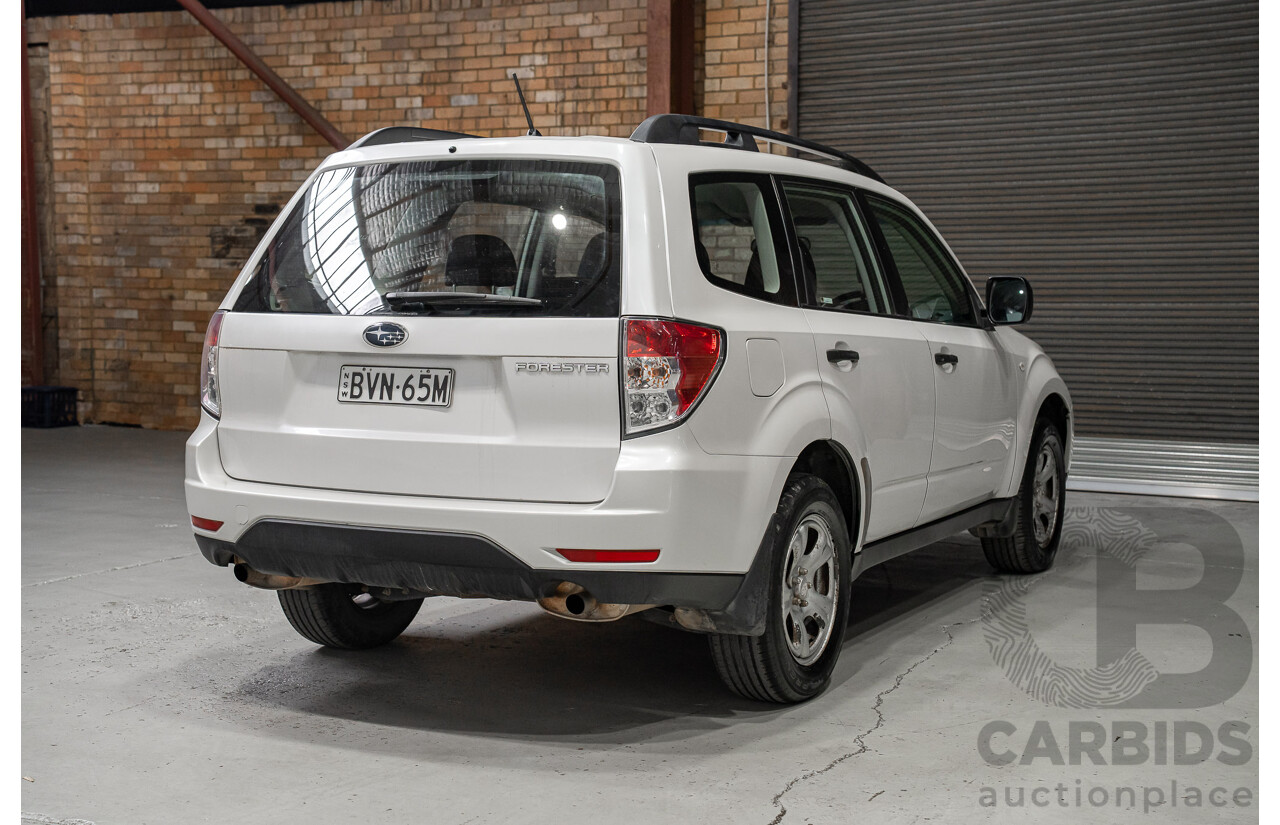 06/2009 Subaru Forester X (AWD) MY10 4d Wagon White 2.5L