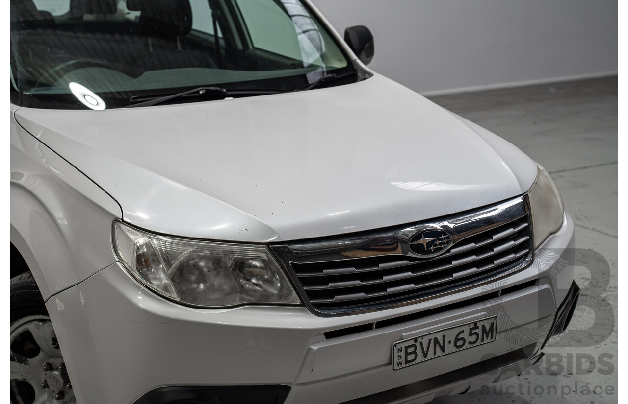 06/2009 Subaru Forester X (AWD) MY10 4d Wagon White 2.5L