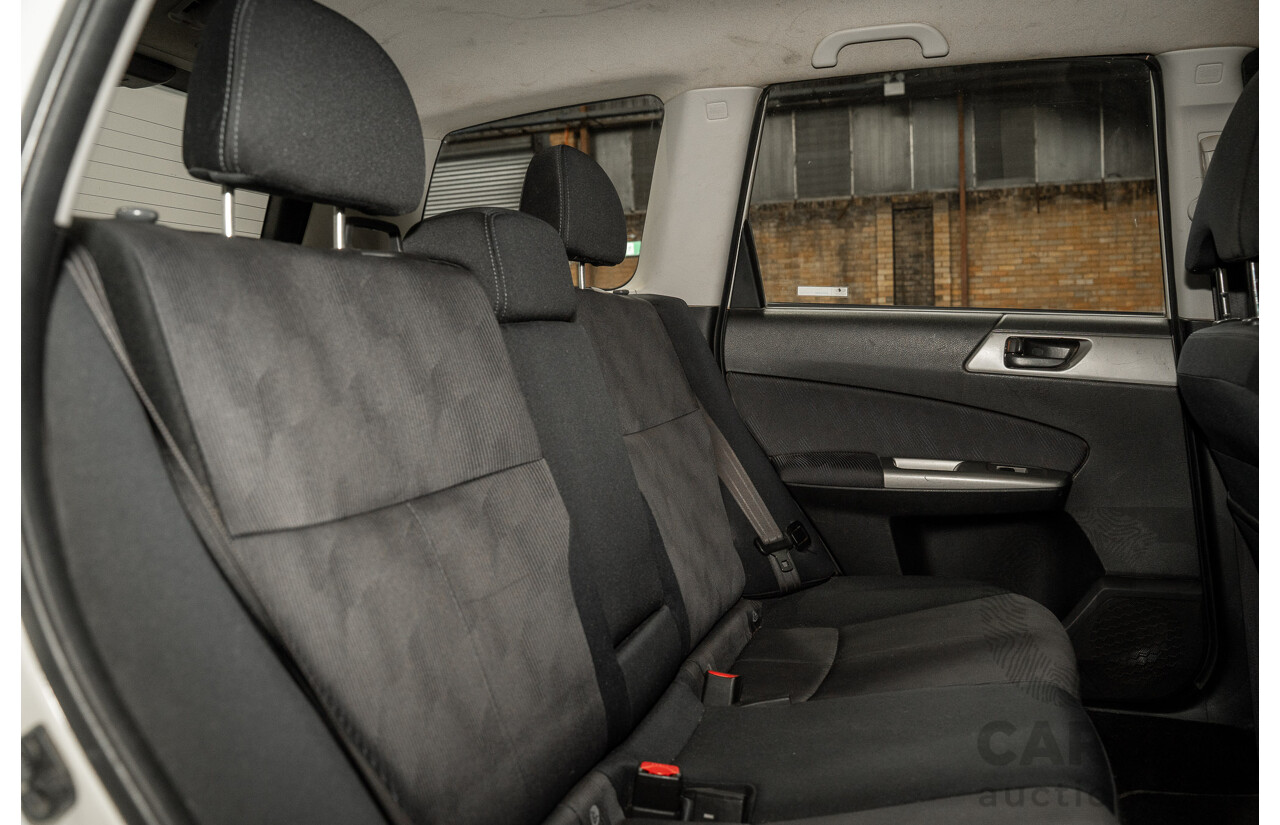 06/2009 Subaru Forester X (AWD) MY10 4d Wagon White 2.5L