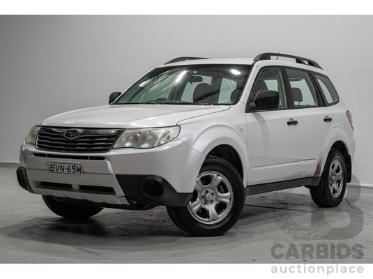 06/2009 Subaru Forester X (AWD) MY10 4d Wagon White 2.5L