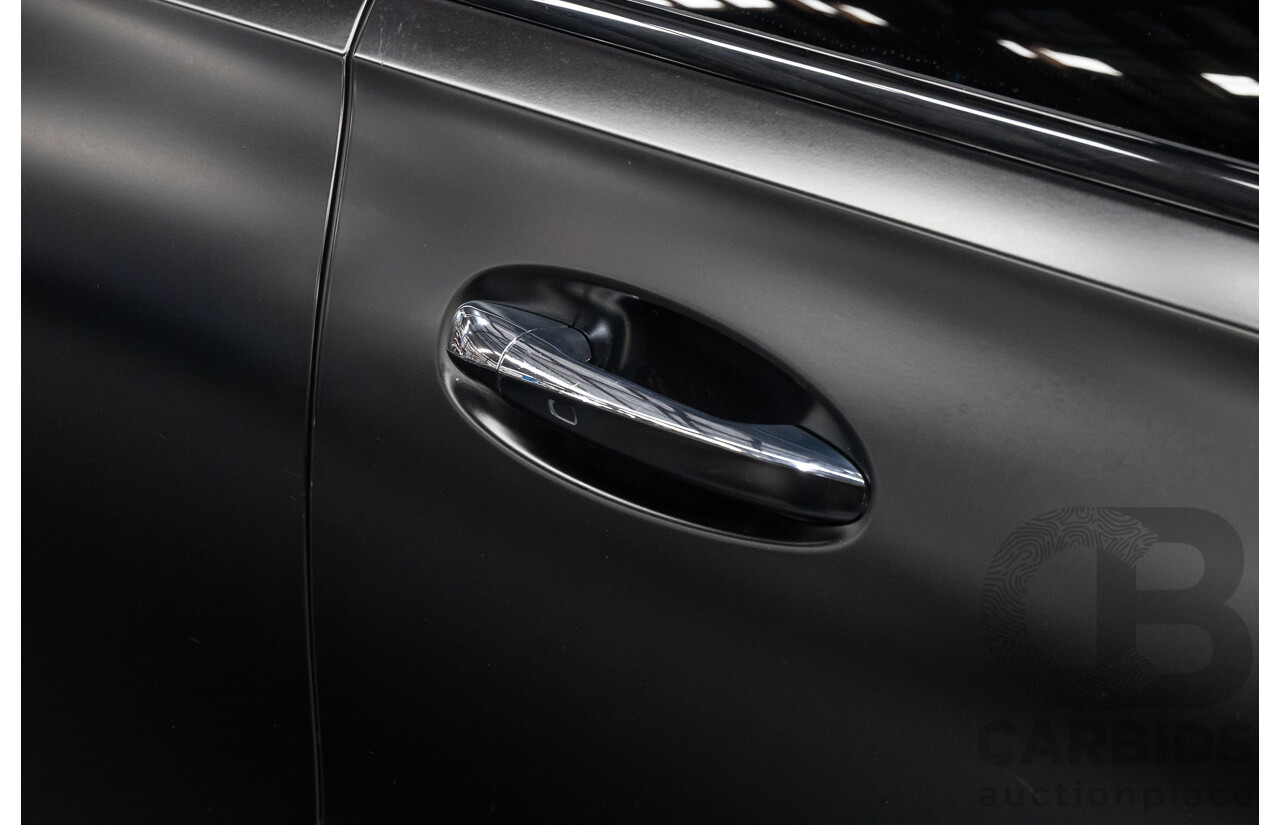 9/2021 Mercedes-Benz GLS 400d 4MATIC (AWD) X167 4d Wagon Obsidian Black Metallic / Wrapped Black Twin Turbo Diesel 2.9L