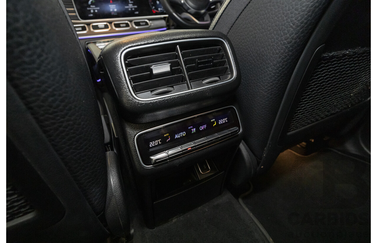 9/2021 Mercedes-Benz GLS 400d 4MATIC (AWD) X167 4d Wagon Obsidian Black Metallic / Wrapped Black Twin Turbo Diesel 2.9L