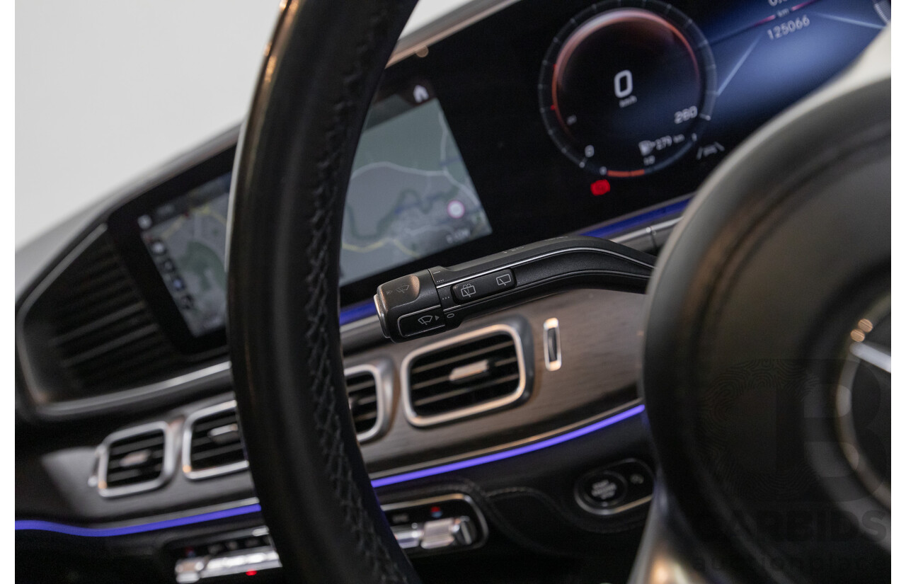 9/2021 Mercedes-Benz GLS 400d 4MATIC (AWD) X167 4d Wagon Obsidian Black Metallic / Wrapped Black Twin Turbo Diesel 2.9L