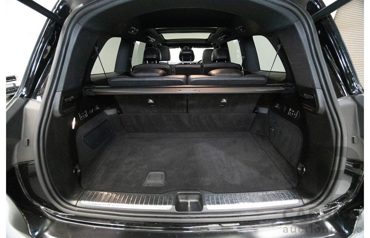 9/2021 Mercedes-Benz GLS 400d 4MATIC (AWD) X167 4d Wagon Obsidian Black Metallic / Wrapped Black Twin Turbo Diesel 2.9L