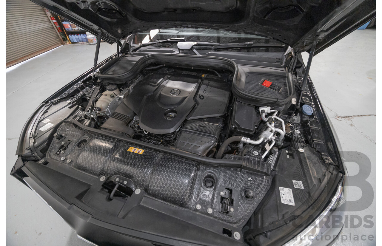 9/2021 Mercedes-Benz GLS 400d 4MATIC (AWD) X167 4d Wagon Obsidian Black Metallic / Wrapped Black Twin Turbo Diesel 2.9L