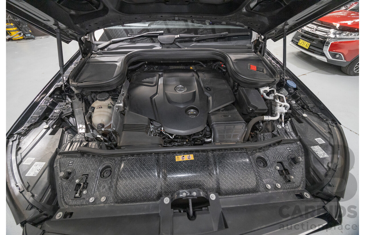 9/2021 Mercedes-Benz GLS 400d 4MATIC (AWD) X167 4d Wagon Obsidian Black Metallic / Wrapped Black Twin Turbo Diesel 2.9L