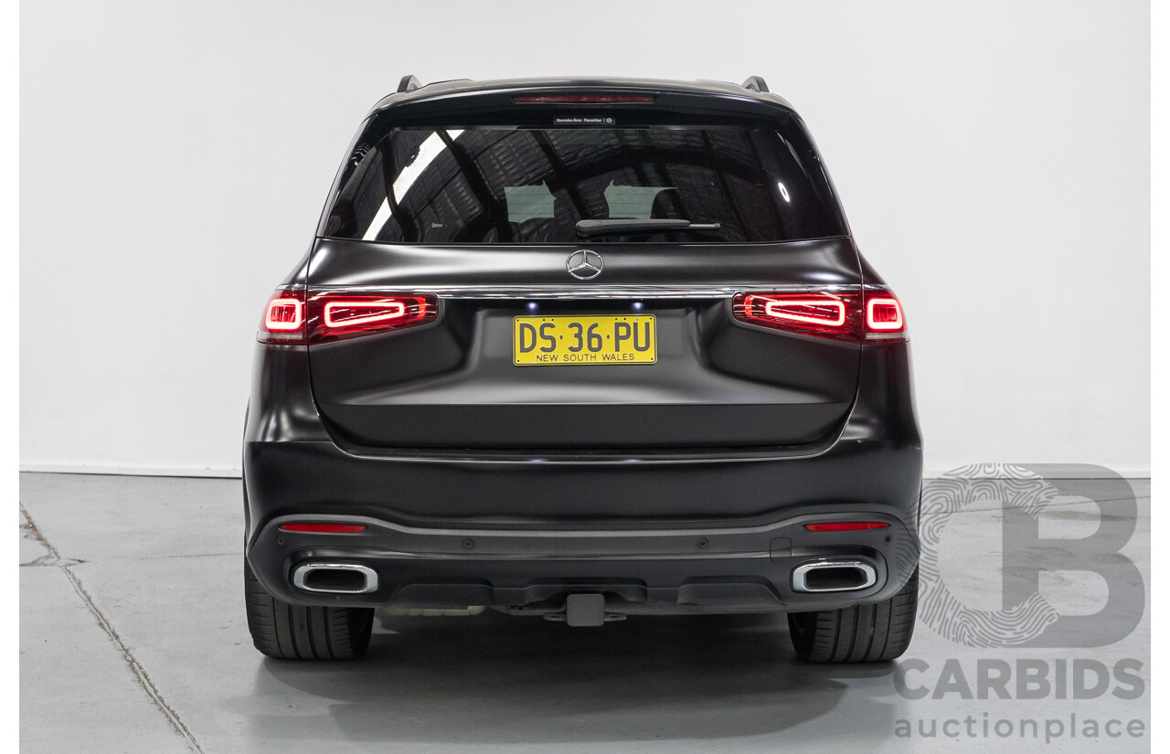 9/2021 Mercedes-Benz GLS 400d 4MATIC (AWD) X167 4d Wagon Obsidian Black Metallic / Wrapped Black Twin Turbo Diesel 2.9L