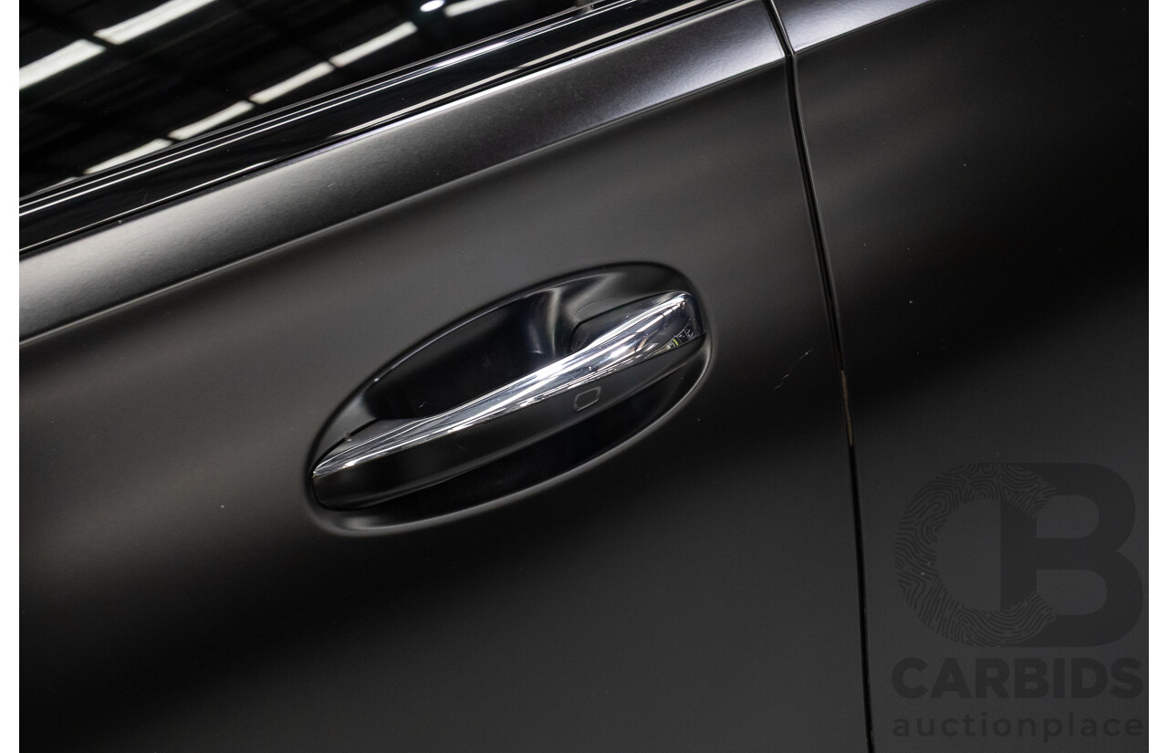 9/2021 Mercedes-Benz GLS 400d 4MATIC (AWD) X167 4d Wagon Obsidian Black Metallic / Wrapped Black Twin Turbo Diesel 2.9L