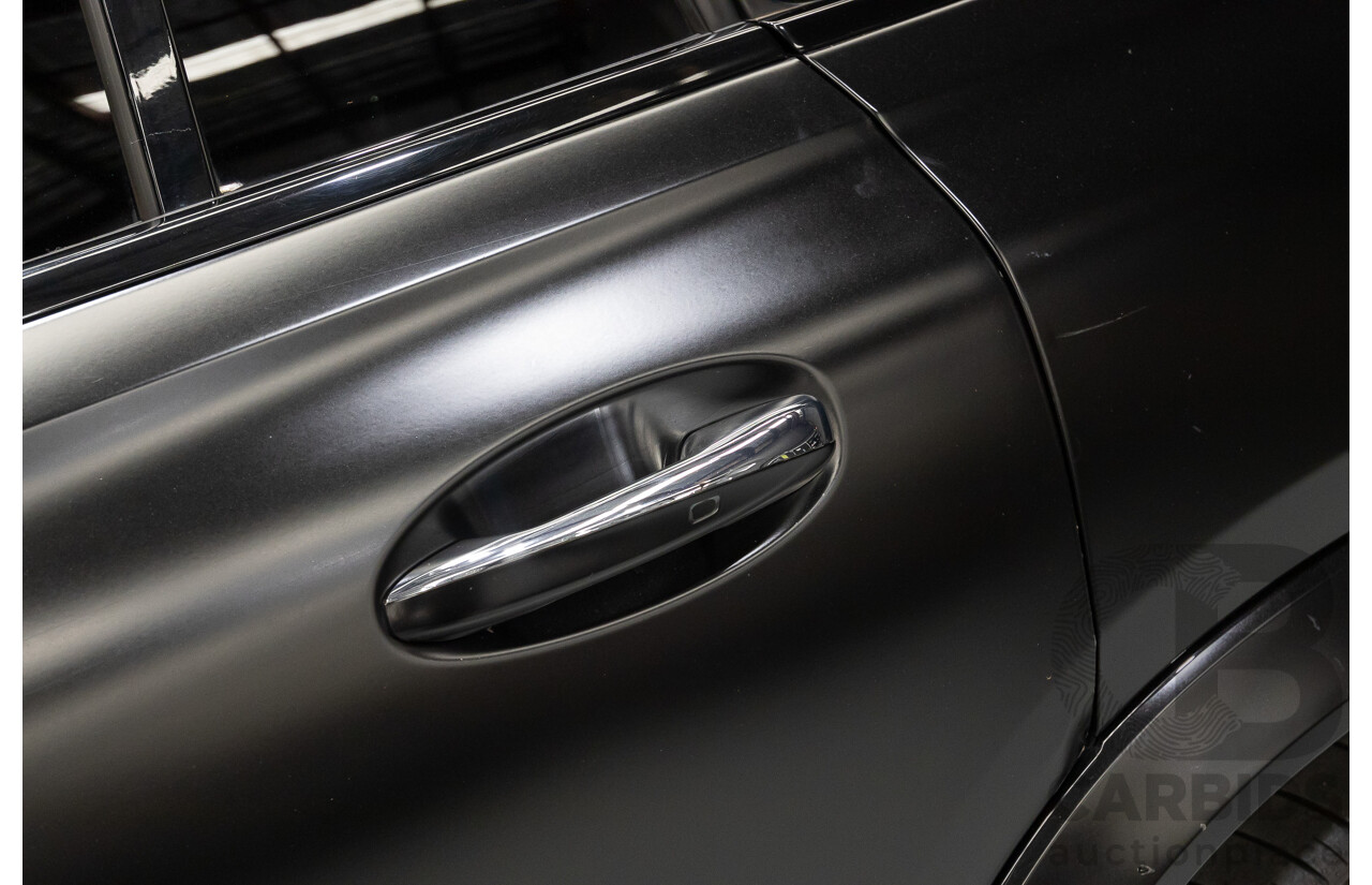9/2021 Mercedes-Benz GLS 400d 4MATIC (AWD) X167 4d Wagon Obsidian Black Metallic / Wrapped Black Twin Turbo Diesel 2.9L