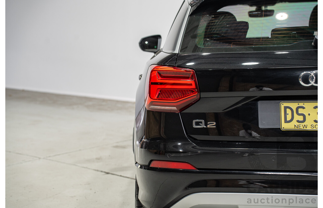 10/2018 Audi Q2 2.0 TFSI Quattro Sport (AWD) GA MY18 4d Wagon Myth Black Turbo 2.0L