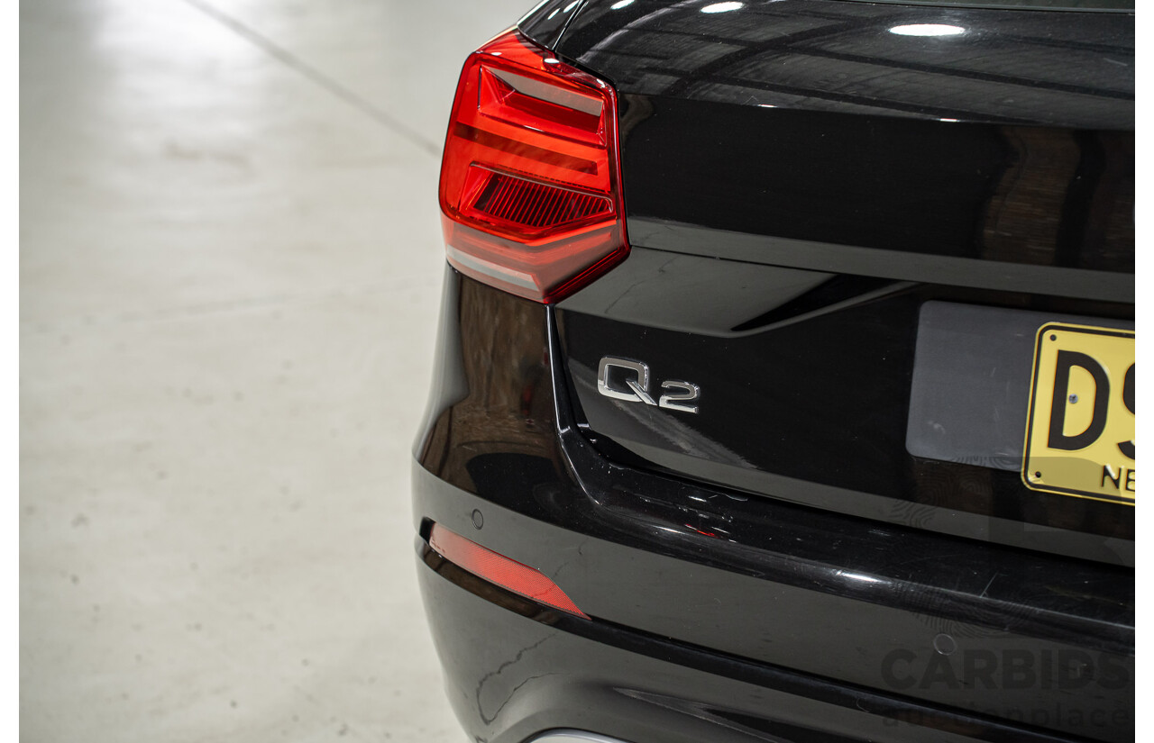 10/2018 Audi Q2 2.0 TFSI Quattro Sport (AWD) GA MY18 4d Wagon Myth Black Turbo 2.0L