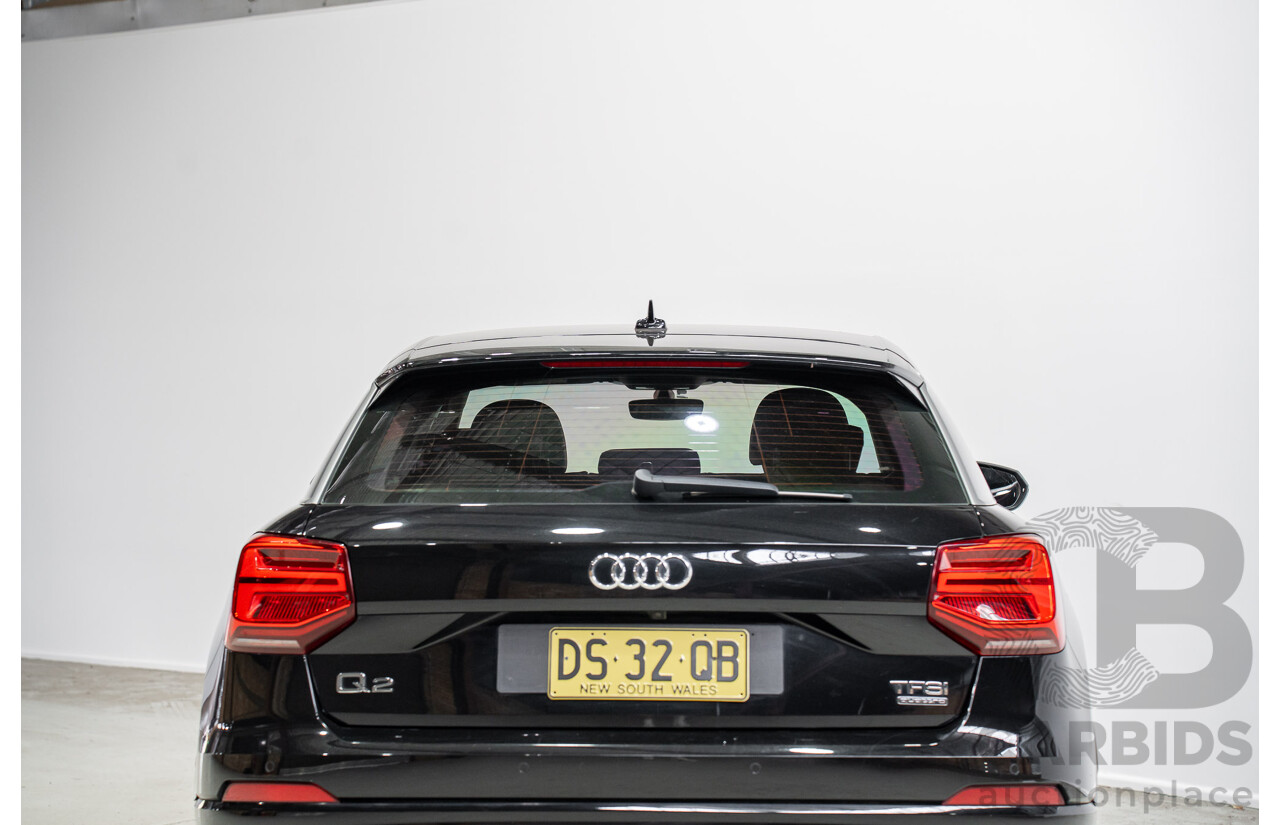 10/2018 Audi Q2 2.0 TFSI Quattro Sport (AWD) GA MY18 4d Wagon Myth Black Turbo 2.0L