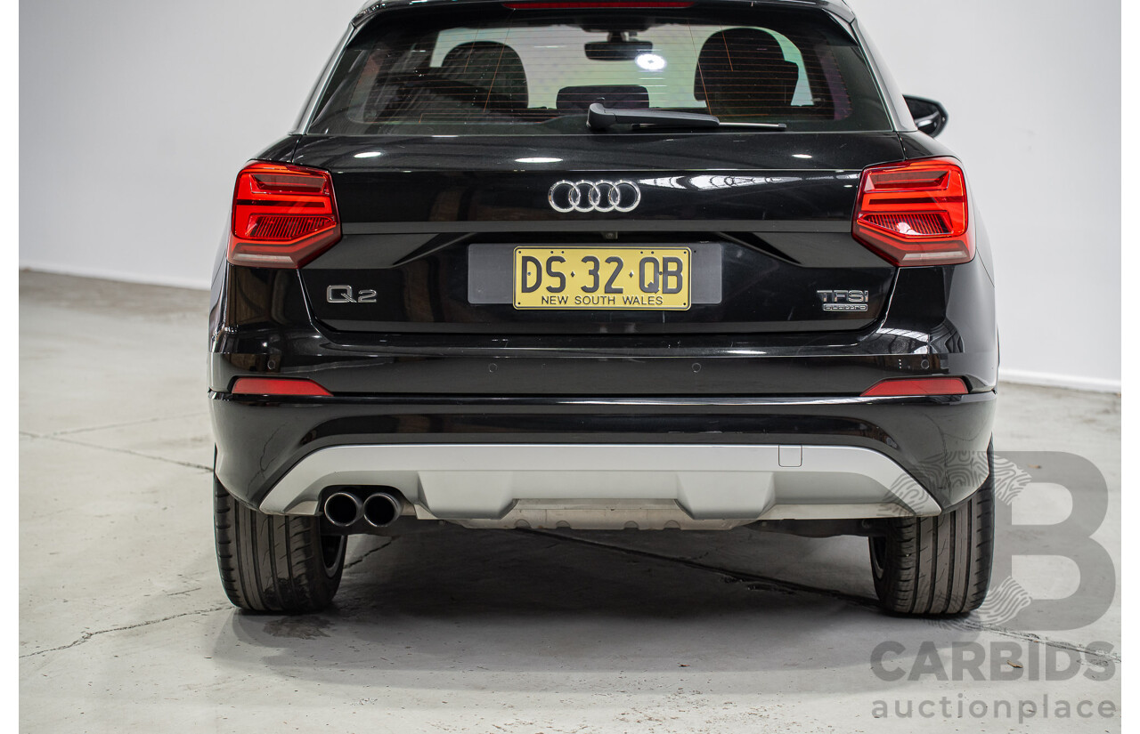 10/2018 Audi Q2 2.0 TFSI Quattro Sport (AWD) GA MY18 4d Wagon Myth Black Turbo 2.0L