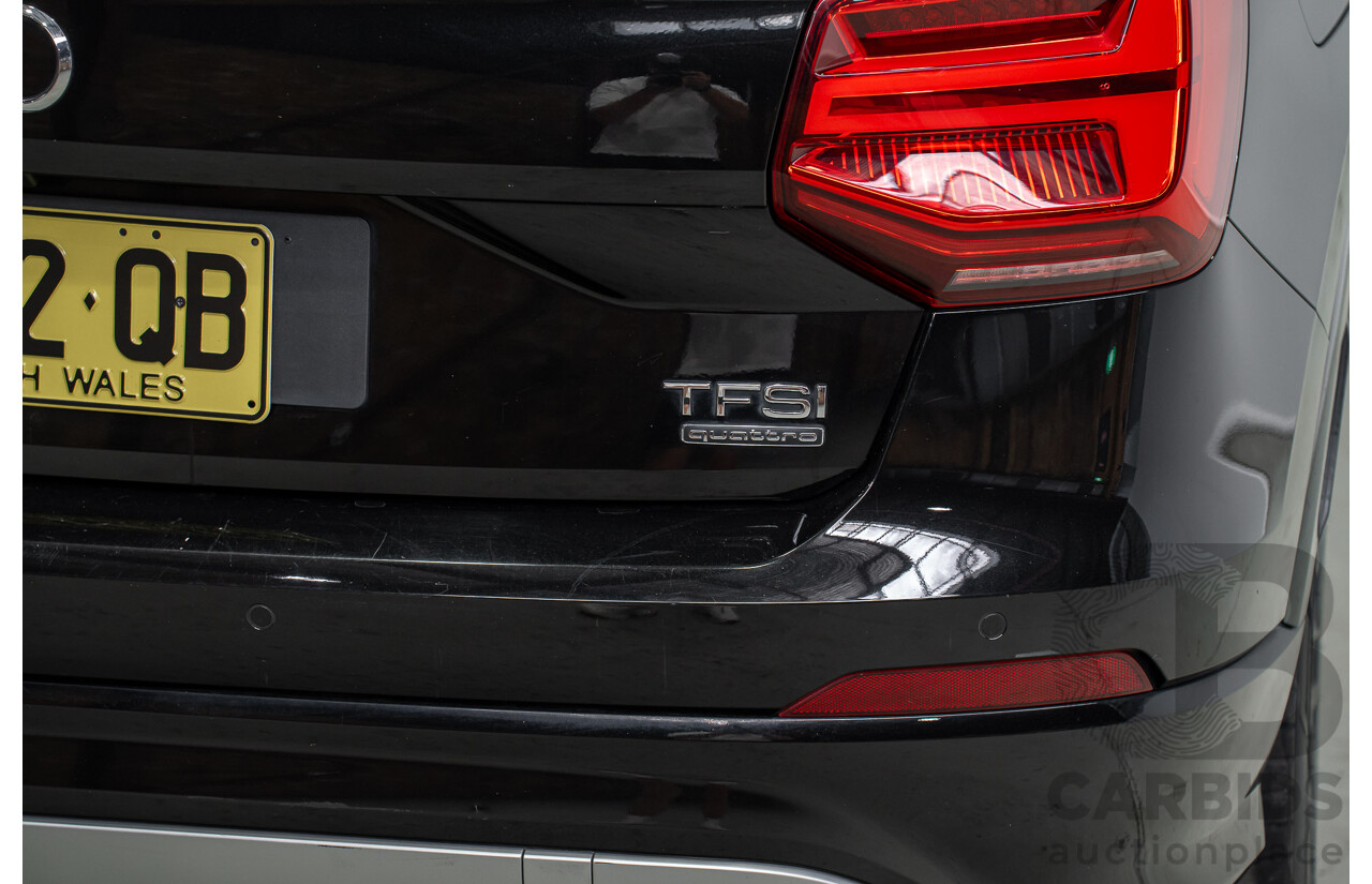 10/2018 Audi Q2 2.0 TFSI Quattro Sport (AWD) GA MY18 4d Wagon Myth Black Turbo 2.0L