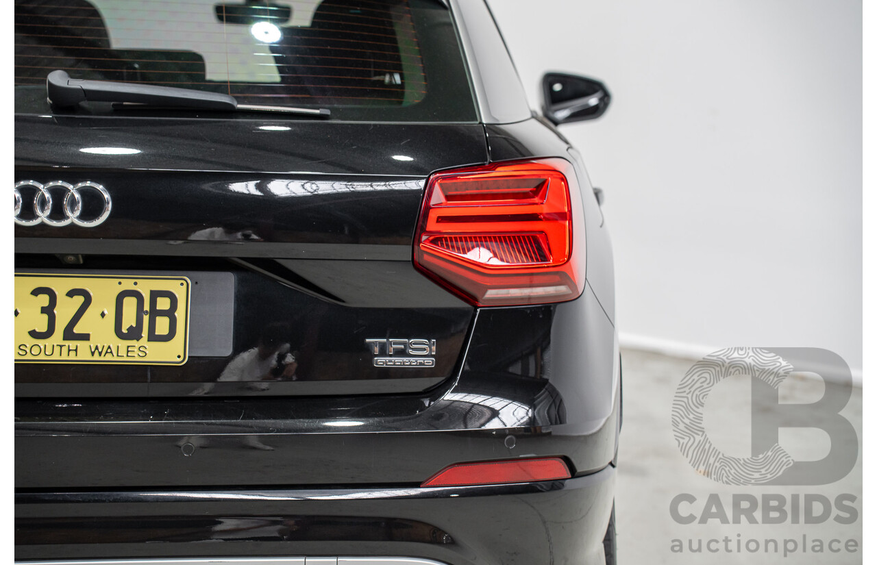 10/2018 Audi Q2 2.0 TFSI Quattro Sport (AWD) GA MY18 4d Wagon Myth Black Turbo 2.0L