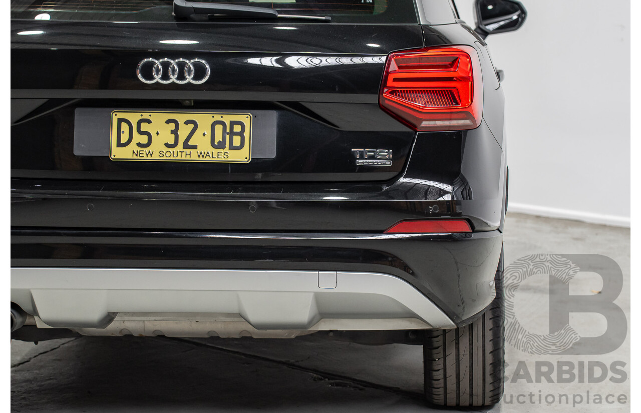 10/2018 Audi Q2 2.0 TFSI Quattro Sport (AWD) GA MY18 4d Wagon Myth Black Turbo 2.0L