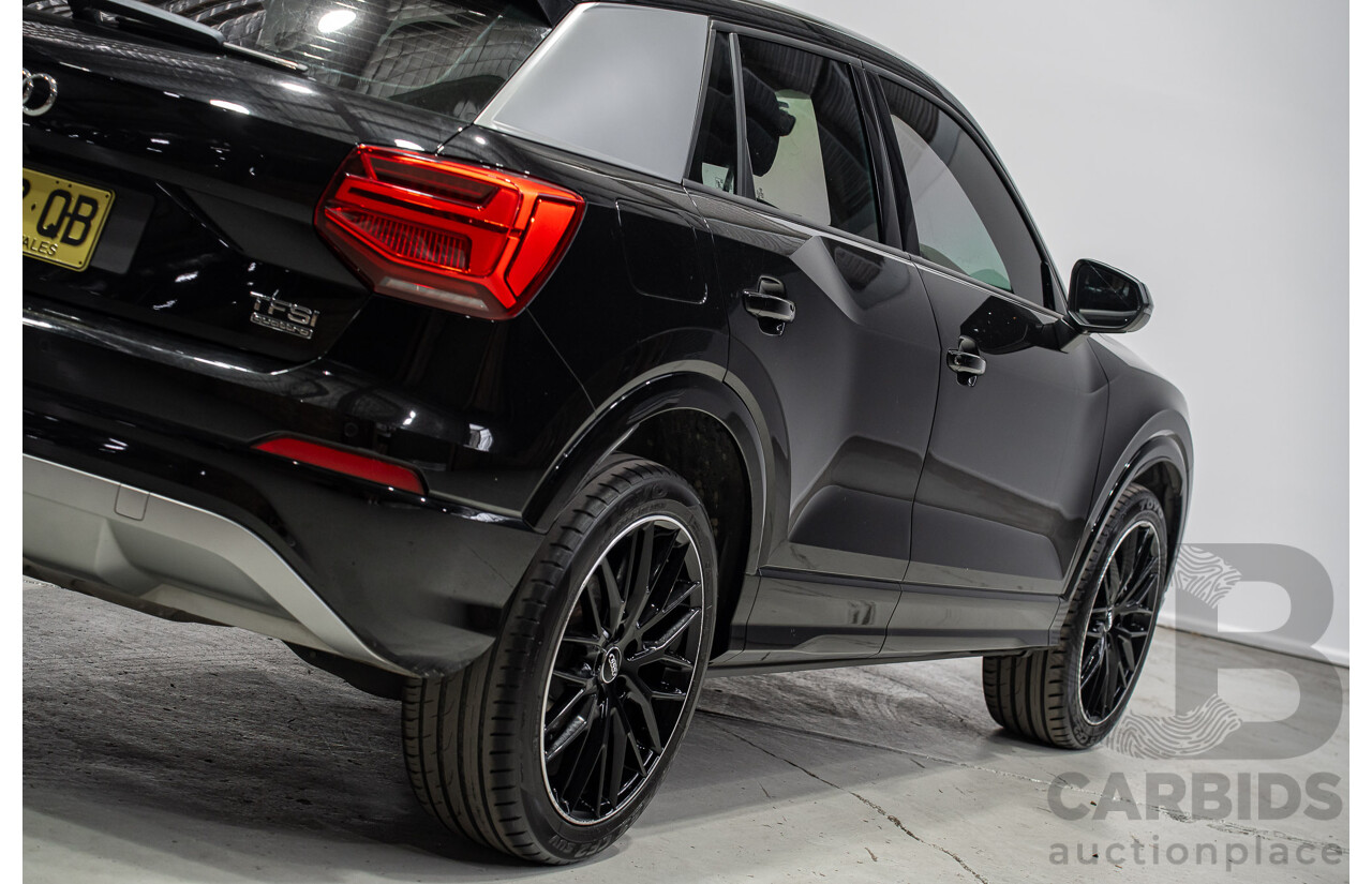 10/2018 Audi Q2 2.0 TFSI Quattro Sport (AWD) GA MY18 4d Wagon Myth Black Turbo 2.0L
