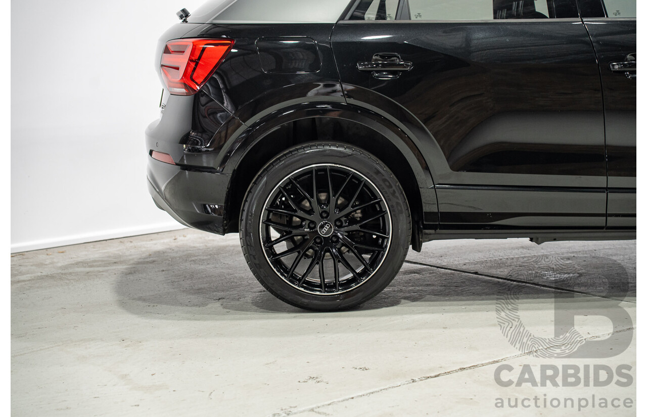 10/2018 Audi Q2 2.0 TFSI Quattro Sport (AWD) GA MY18 4d Wagon Myth Black Turbo 2.0L