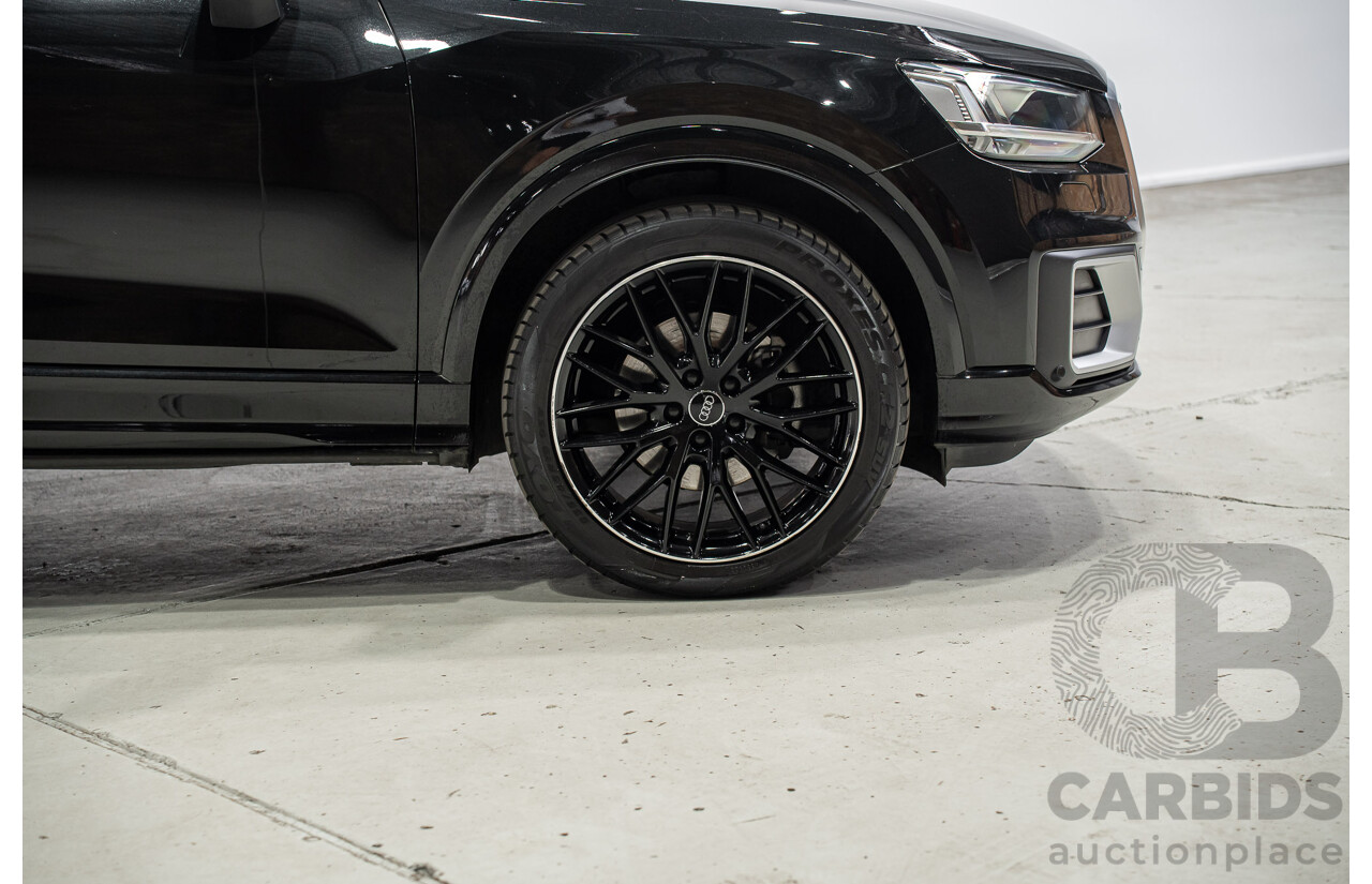 10/2018 Audi Q2 2.0 TFSI Quattro Sport (AWD) GA MY18 4d Wagon Myth Black Turbo 2.0L