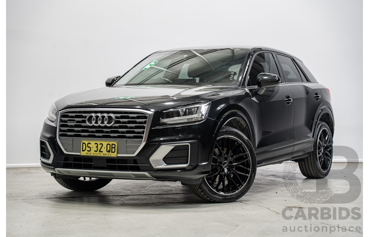 10/2018 Audi Q2 2.0 TFSI Quattro Sport (AWD) GA MY18 4d Wagon Myth Black Turbo 2.0L