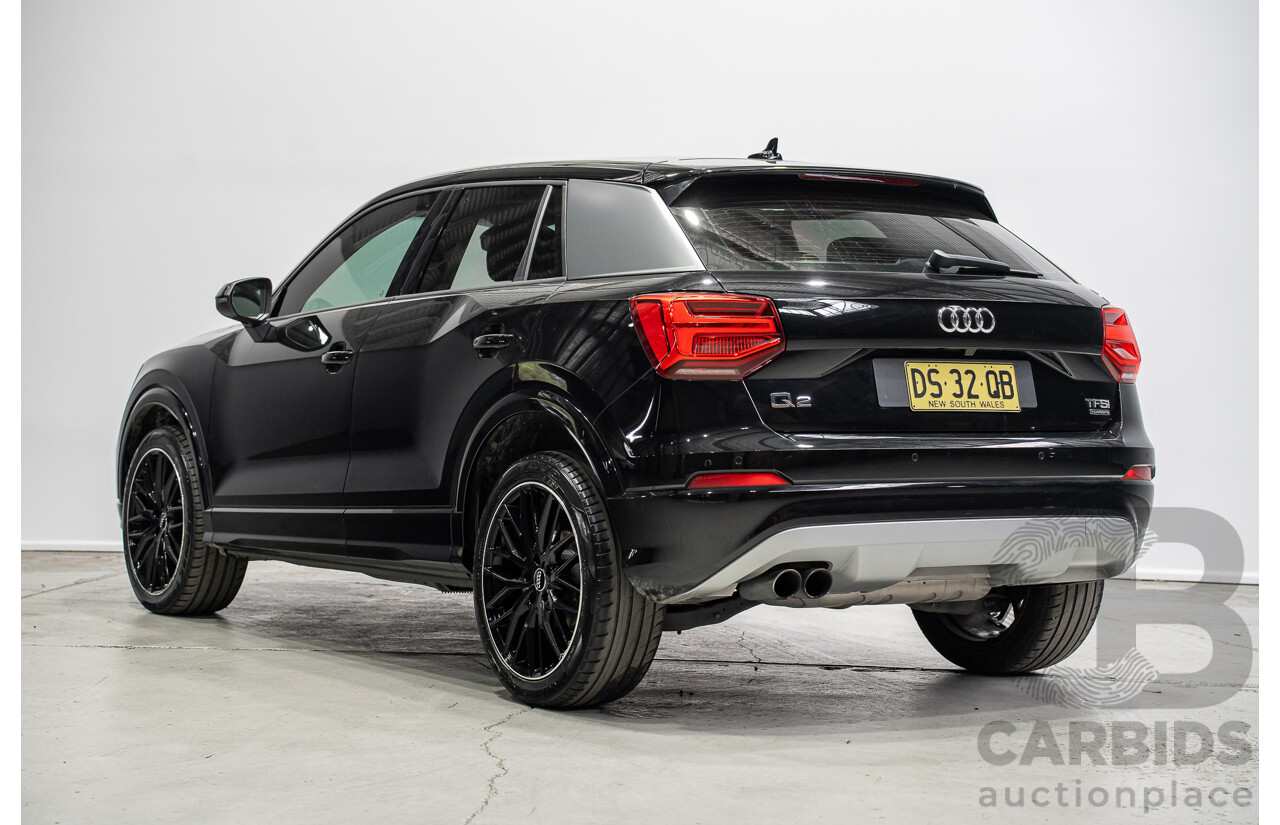 10/2018 Audi Q2 2.0 TFSI Quattro Sport (AWD) GA MY18 4d Wagon Myth Black Turbo 2.0L