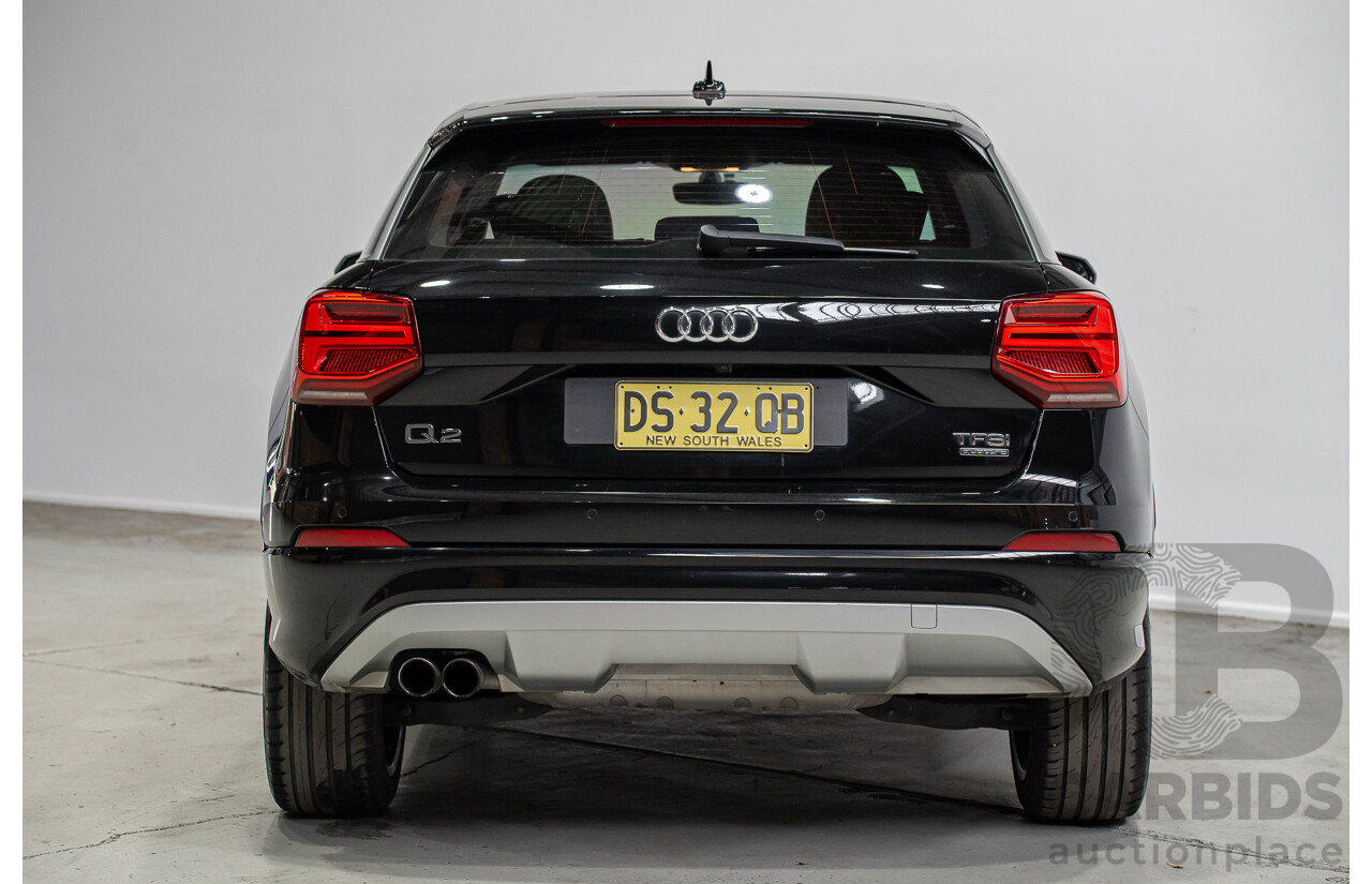 10/2018 Audi Q2 2.0 TFSI Quattro Sport (AWD) GA MY18 4d Wagon Myth Black Turbo 2.0L