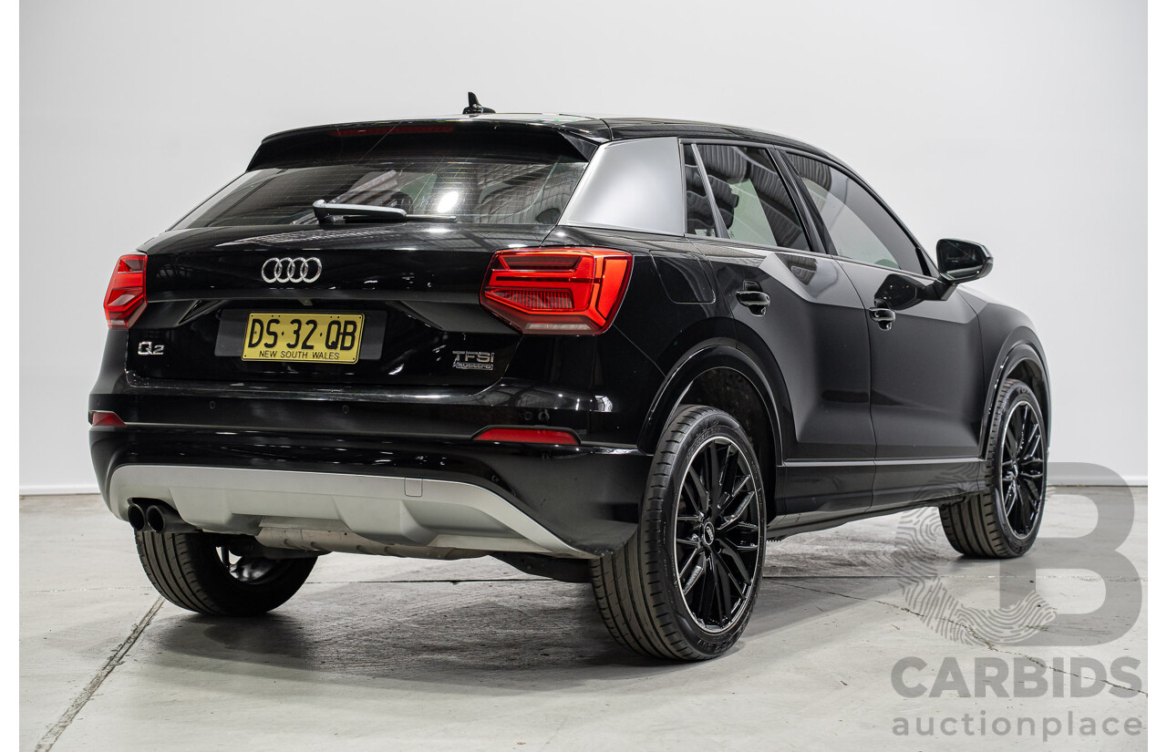 10/2018 Audi Q2 2.0 TFSI Quattro Sport (AWD) GA MY18 4d Wagon Myth Black Turbo 2.0L